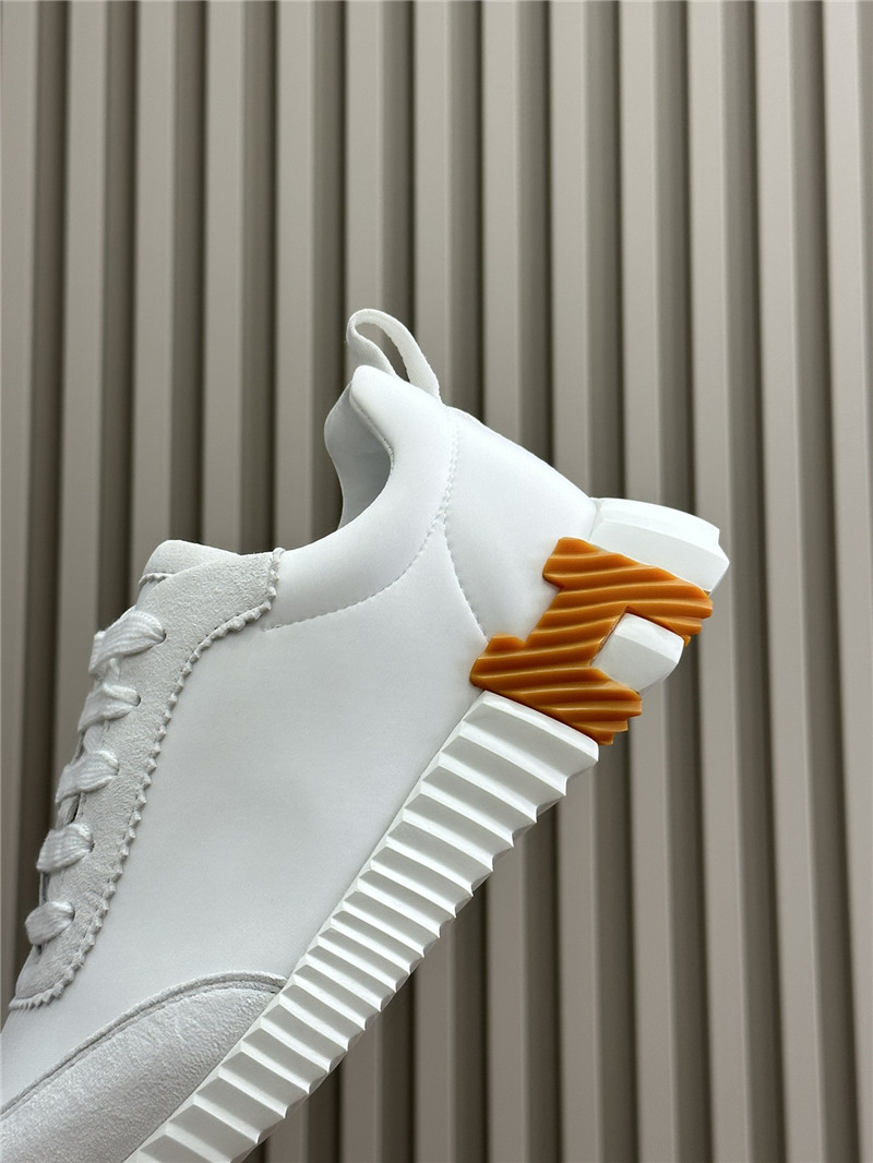 H**me5 white & brown bouncing sneaker women