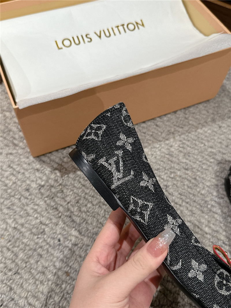 l0vis Vvtt0n nina flat ballerina gray