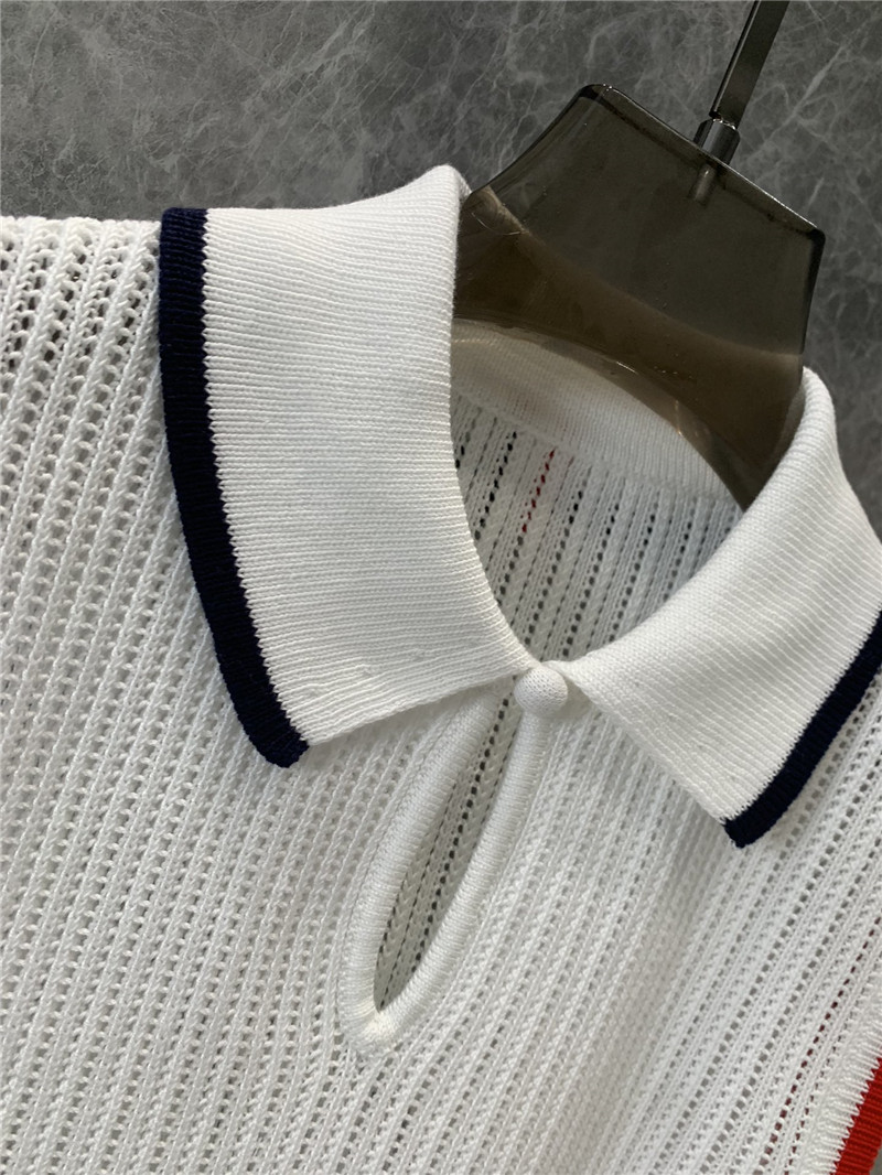 Thom Browne preppy knitted vest replica clothes