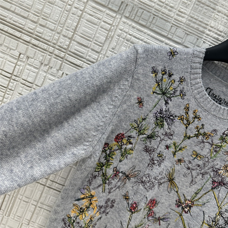 D10r herbarium knit sweater grey