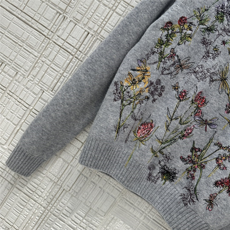 D10r herbarium knit sweater grey