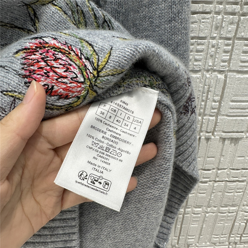 D10r herbarium knit sweater grey