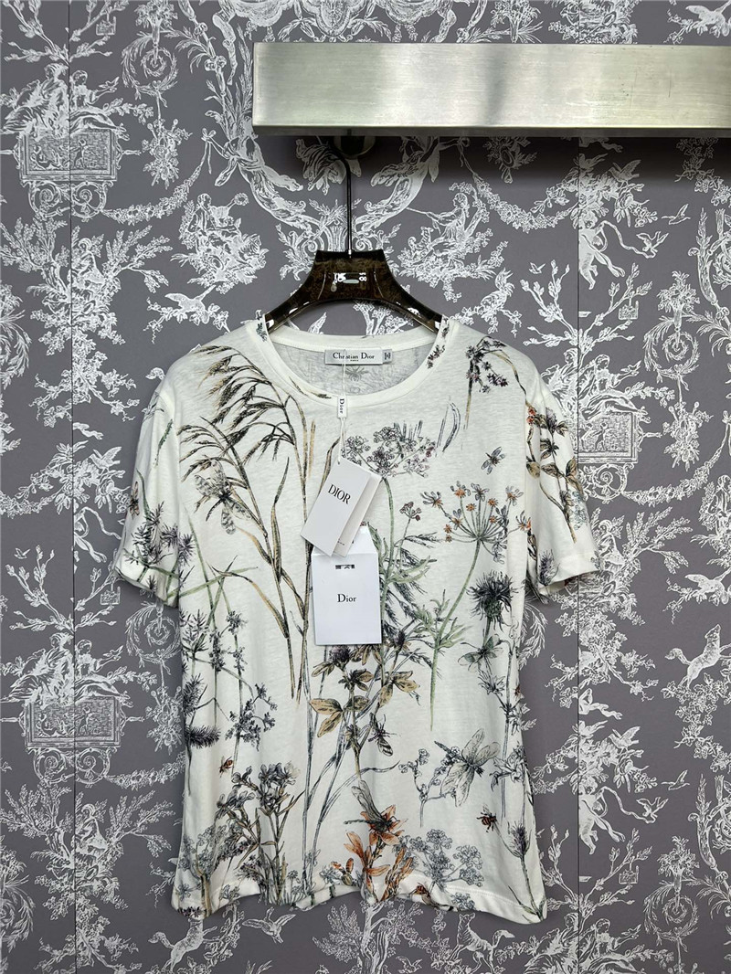 D10r new floral t-shirt replica d&g clothing