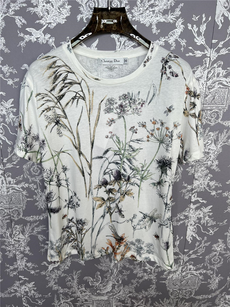 D10r new floral t-shirt replica d&g clothing