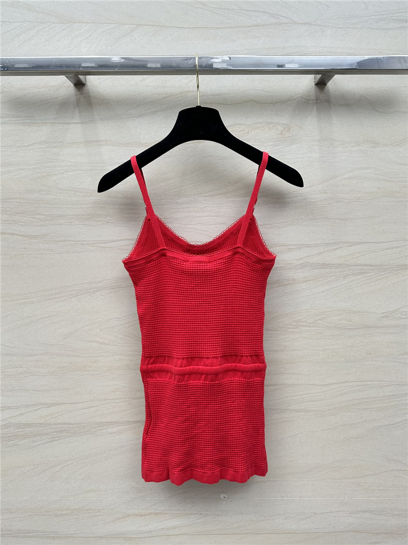 Ch**el waist knitted small camisole replicas clothes