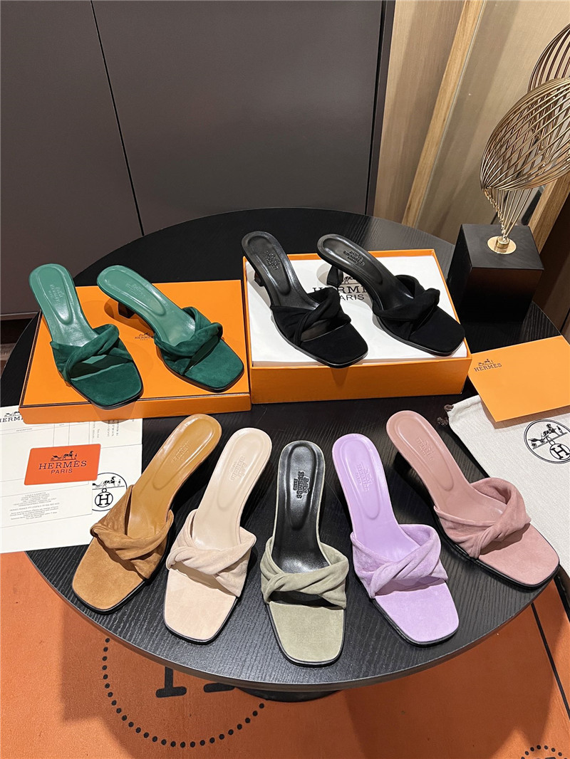 H**me5 suede goatskin giny 55 sandals