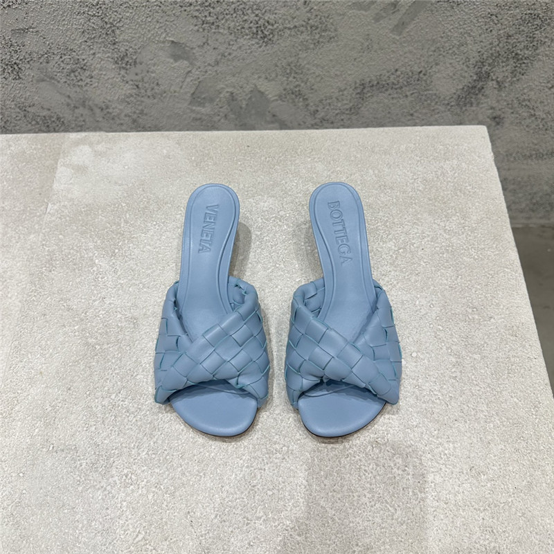 b0tt*ga Ven*ta blink twisted intrecciato leather mules