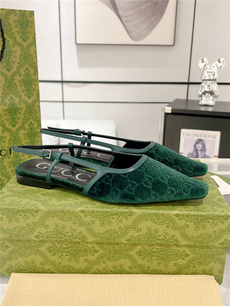 Gvc*1 velvet strappy sandals replica shoes