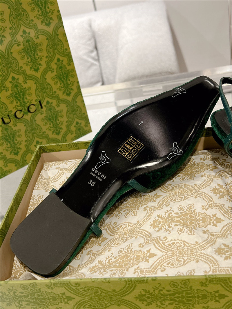 Gvc*1 velvet strappy sandals replica shoes