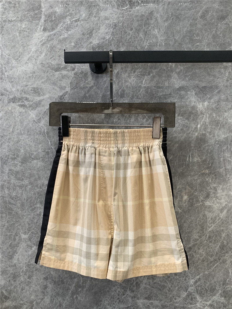 Bv*b*rry retro check high waist shorts replica clothing sites