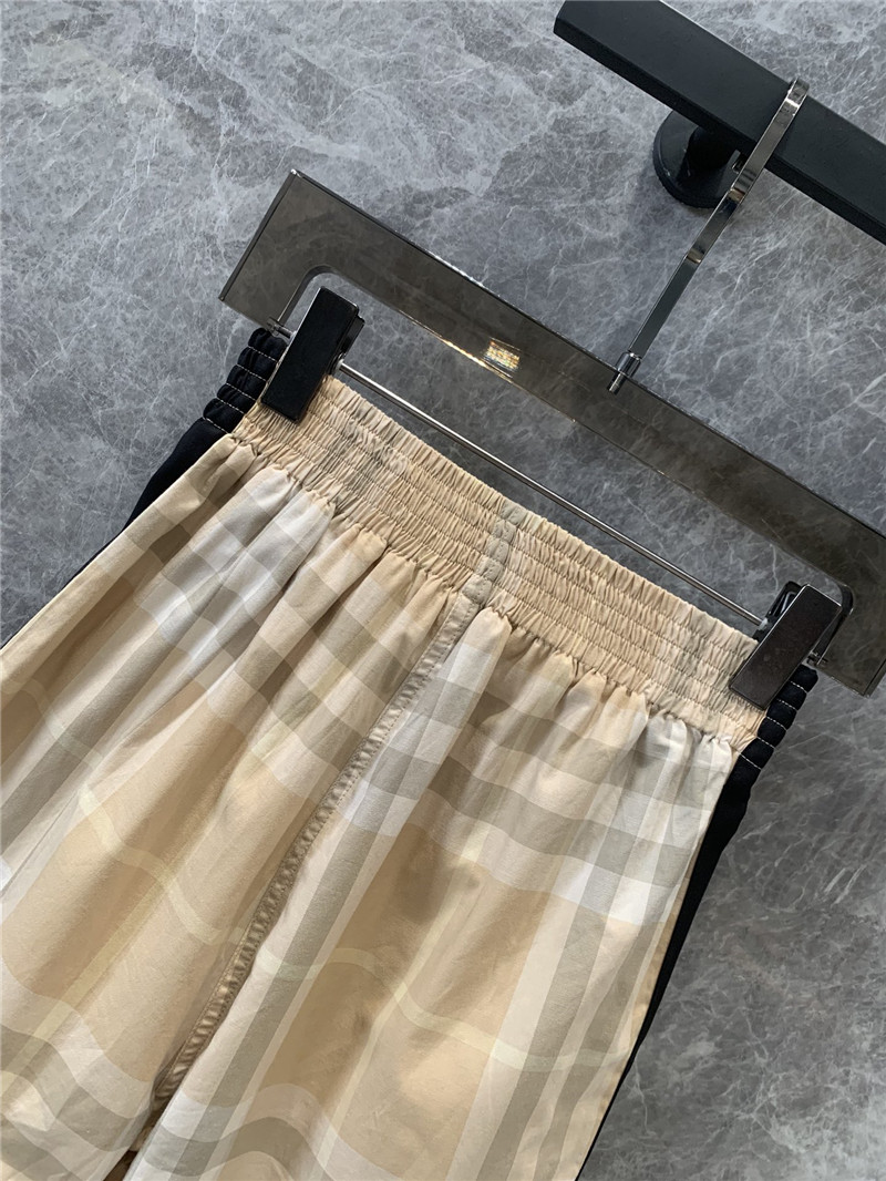 Bv*b*rry retro check high waist shorts replica clothing sites