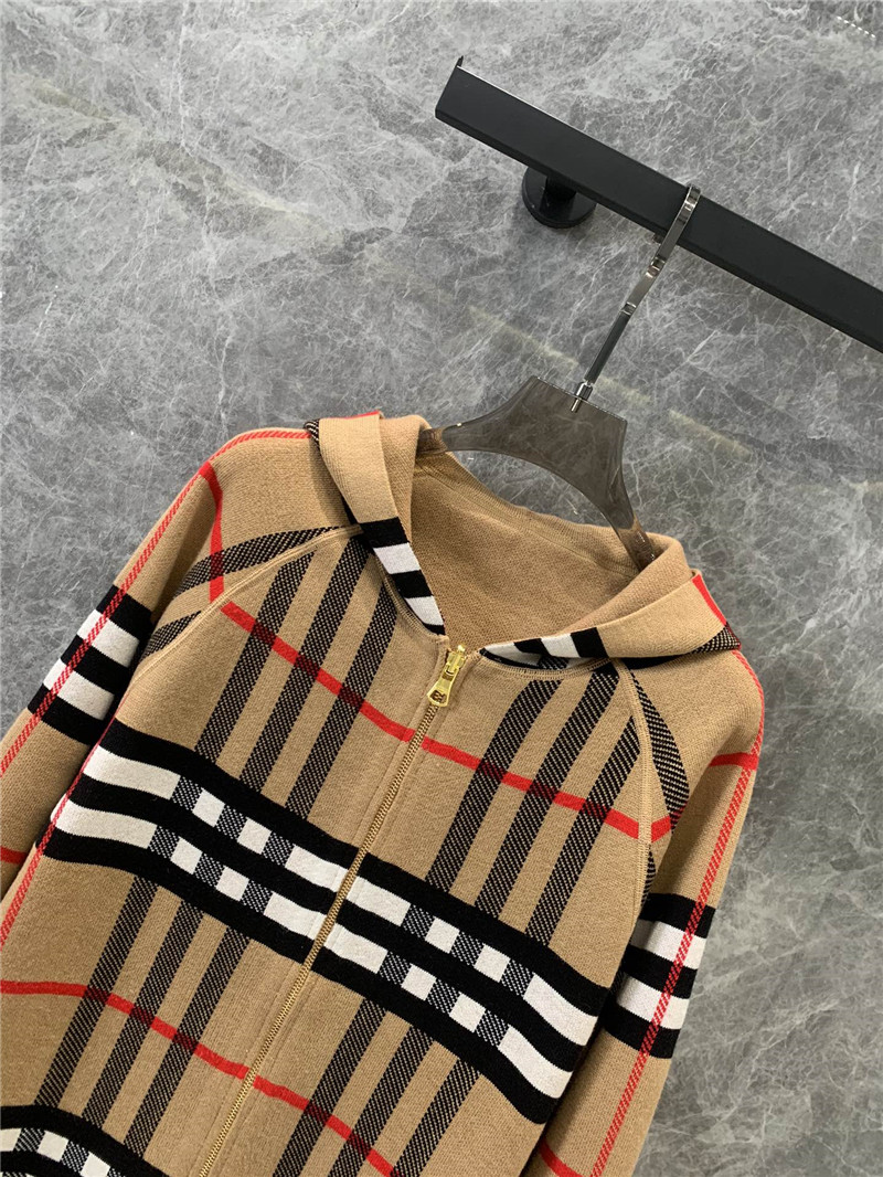 Bv*b*rry knitted hooded cardigan replica d&g clothing