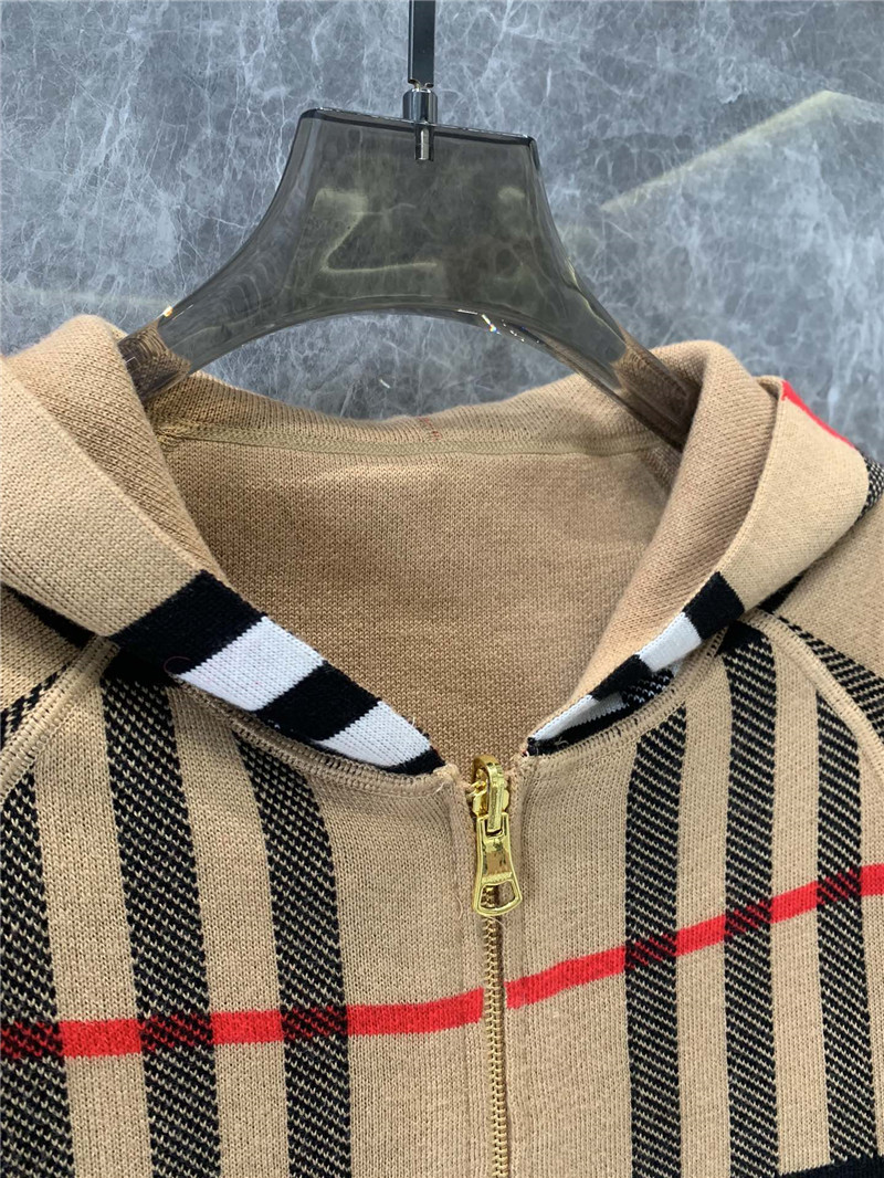 Bv*b*rry knitted hooded cardigan replica d&g clothing