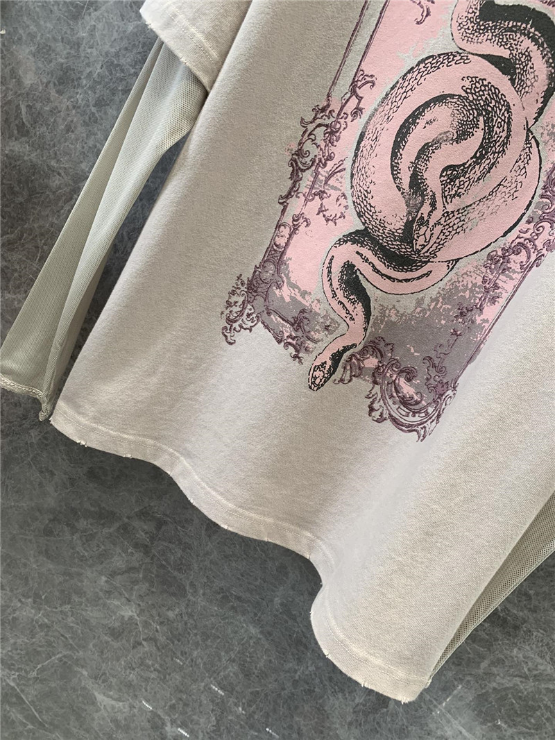 acne studios fake two piece t-shirt replica d&g clothing