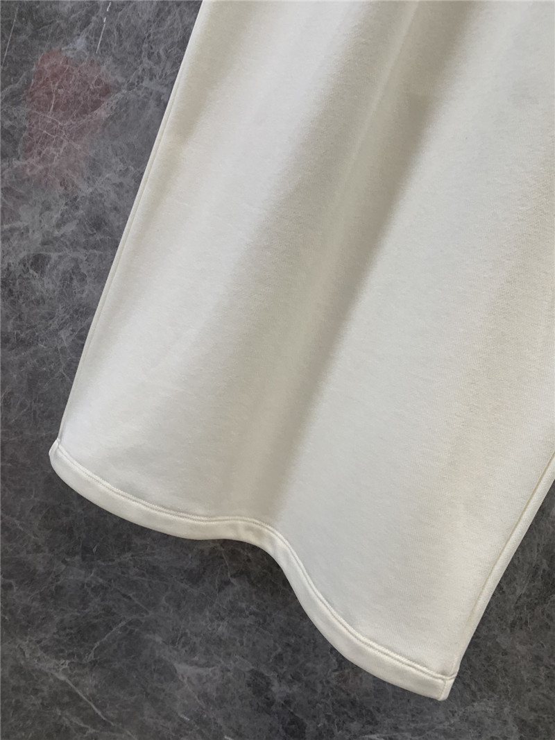 Pra*a white washed cotton skirt