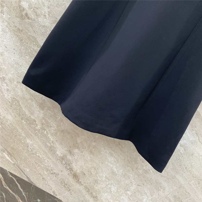M1um1u lapel short-sleeved dress replica d&g clothing