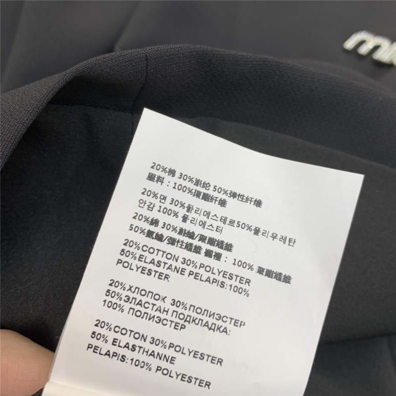 M1um1u lapel short-sleeved dress replica d&g clothing