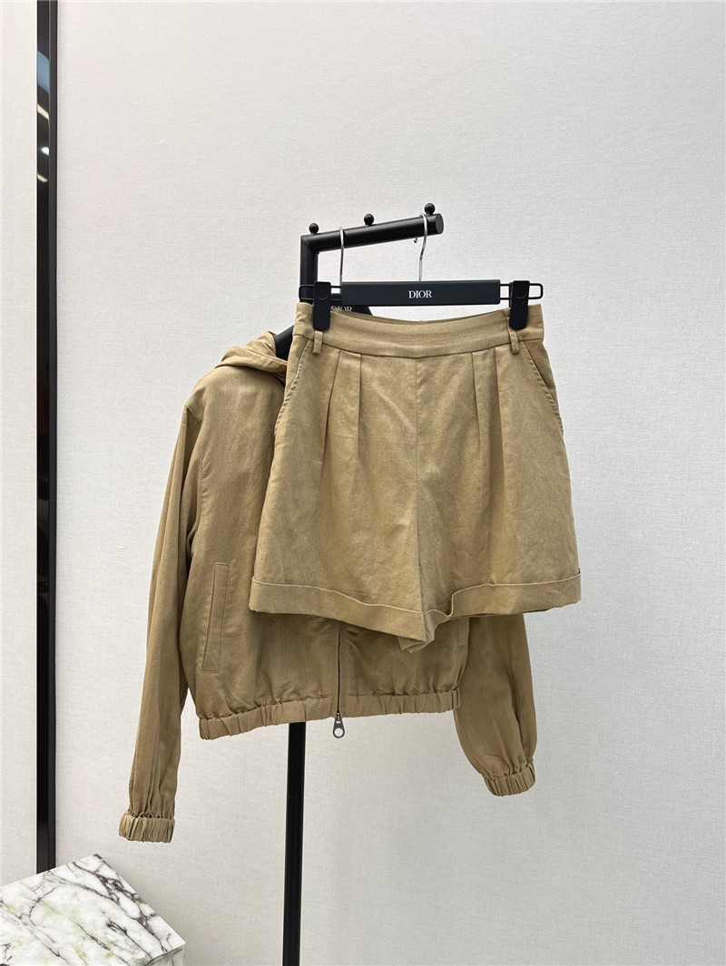 L0r0 P1ana hooded jacket + shorts set replicas clothes