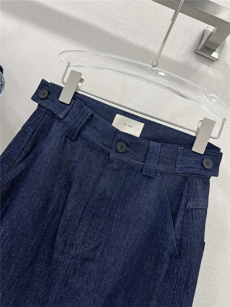 The R0w original color denim vest suit replicas clothes