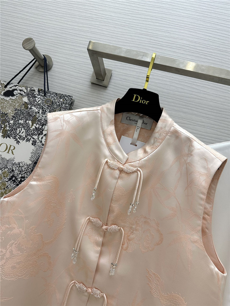 D10r single breasted buttoned waistcoat replica clothes