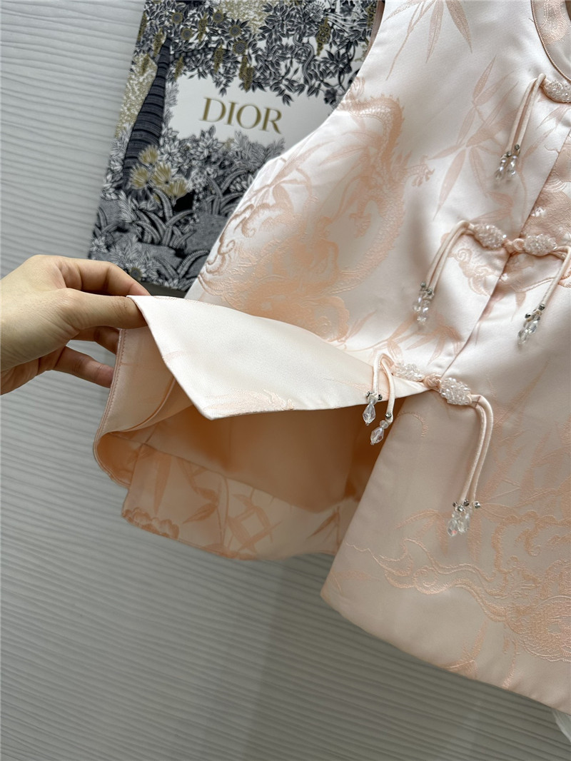 D10r single breasted buttoned waistcoat replica clothes