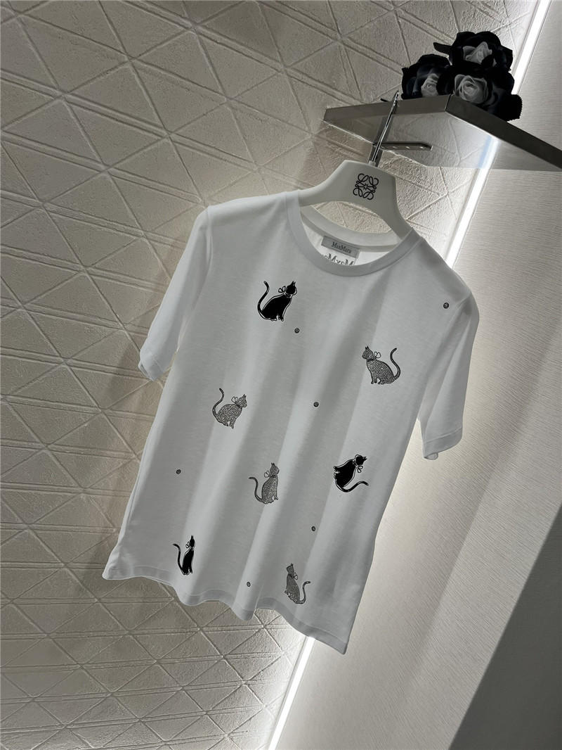 vanitoo hot D1am0nd kitten t-shirt replica designer clothes