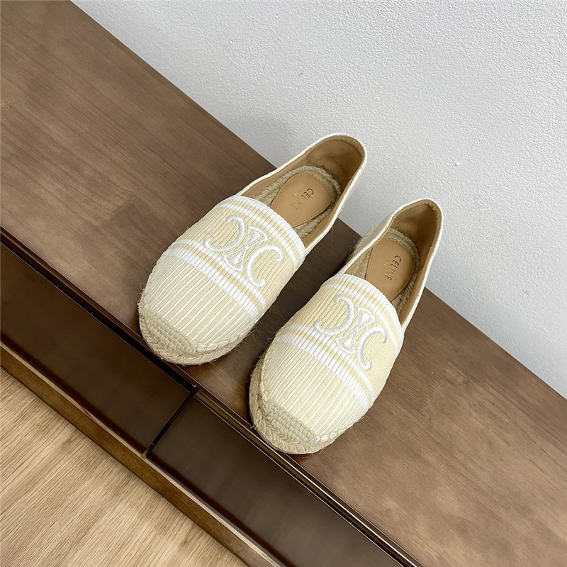 Ce1i*e les espadrilles in triomphe jacquard canvas beige