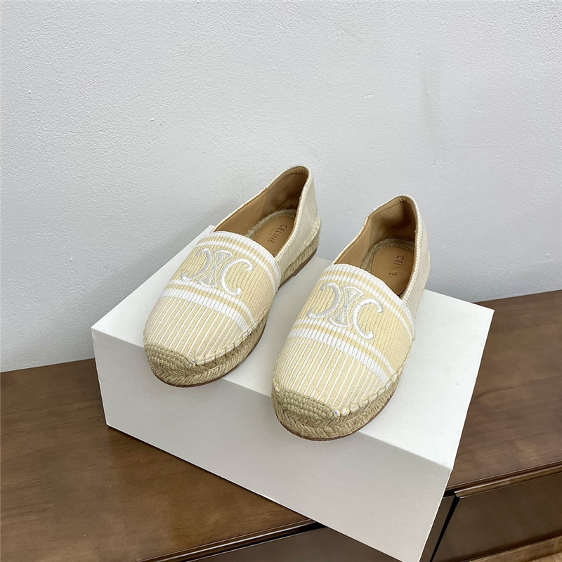 Ce1i*e les espadrilles in triomphe jacquard canvas beige