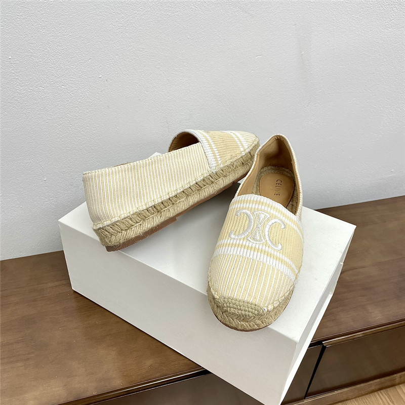Ce1i*e les espadrilles in triomphe jacquard canvas beige