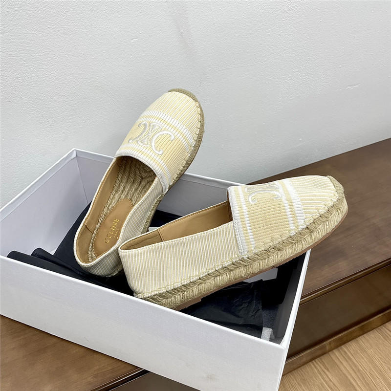 Ce1i*e les espadrilles in triomphe jacquard canvas beige
