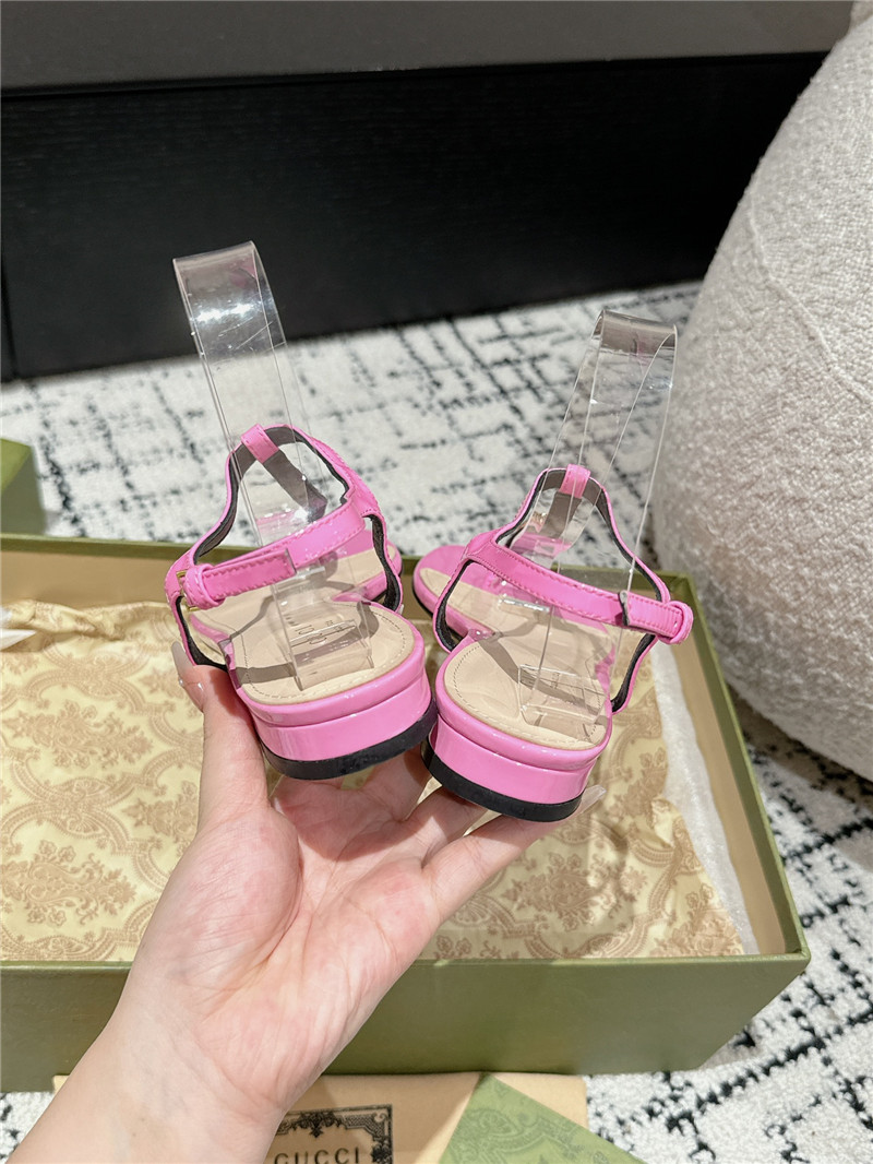 Gvc*1 signoria thong sandal pink patent leather