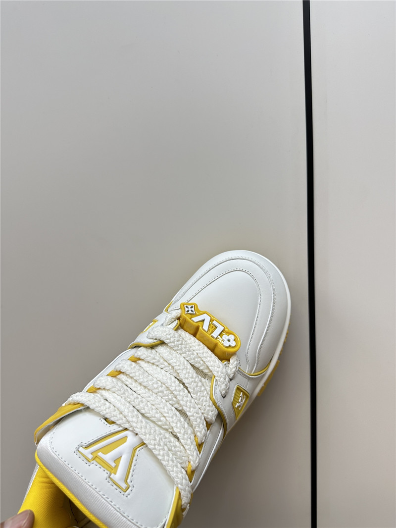l0vis Vvtt0n lv trainer maxi sneakers white yellow