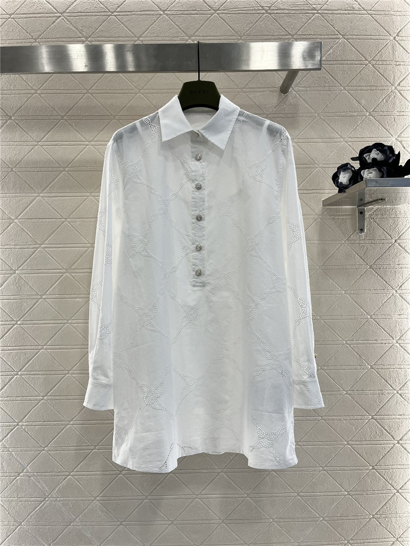 Gvc*1 water-soluble embroidered shirt and shorts set replica clothes