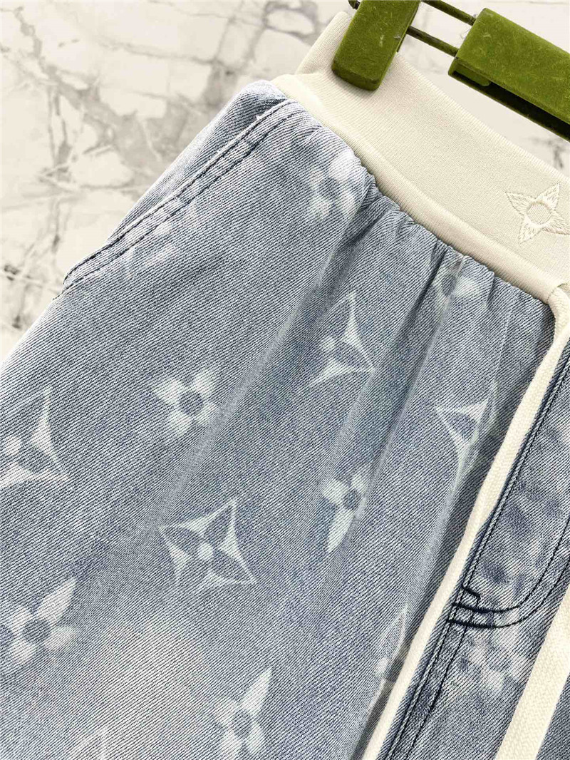 l0vis Vvtt0n lv straight floor-length tencel jeans replica clothes
