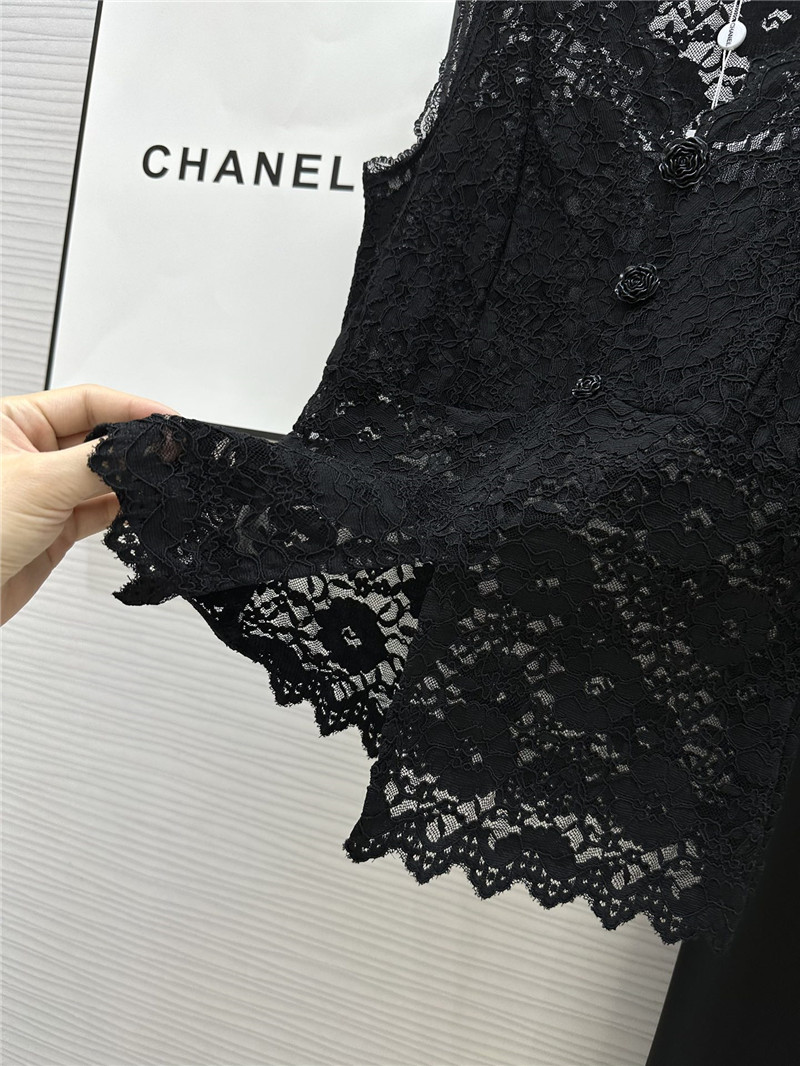 Ch**el hot sale lace vest replica d&g clothing