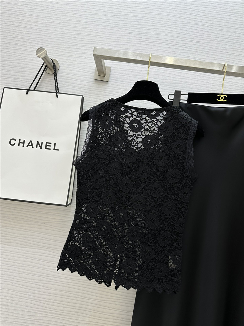 Ch**el hot sale lace vest replica d&g clothing