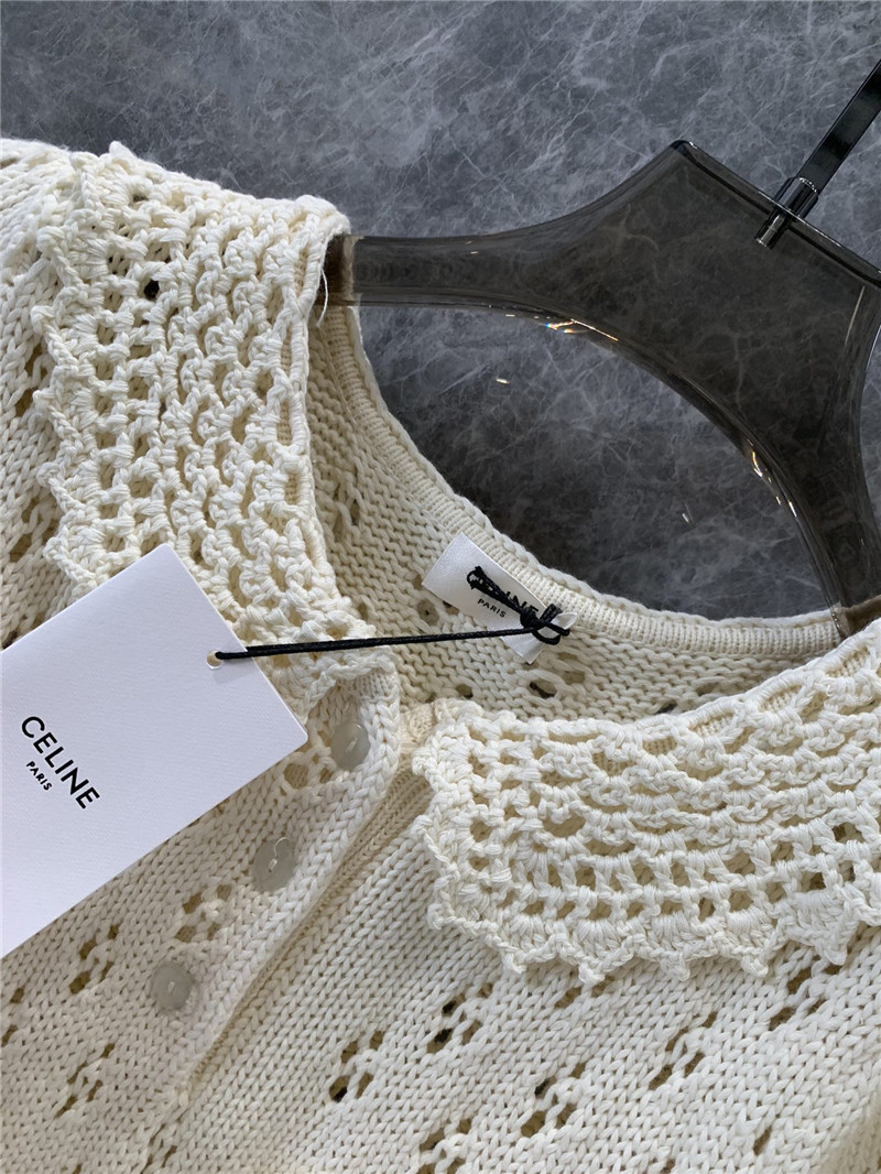 Ce1i*e doll collar hollow knit dress replica d&g clothing