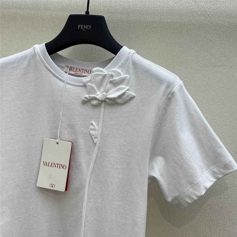 Va1e*ntin0 cotton t-shirt cheap replica designer clothes