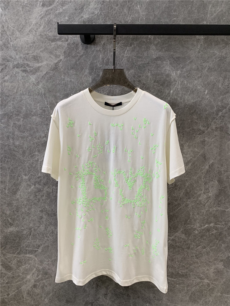 l0vis Vvtt0n lv embroidery short-sleeved t-shirt replicas clothes