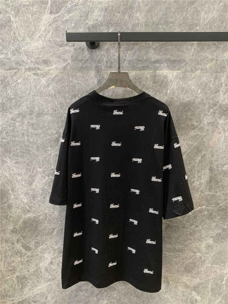Gvc*1 loose round neck short sleeve t-shirt replica d&g clothing