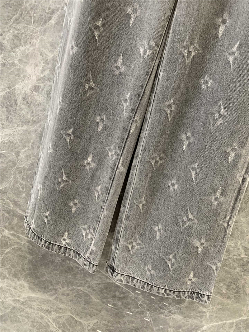 l0vis Vvtt0n lv monogram tencel jeans replica clothing sites