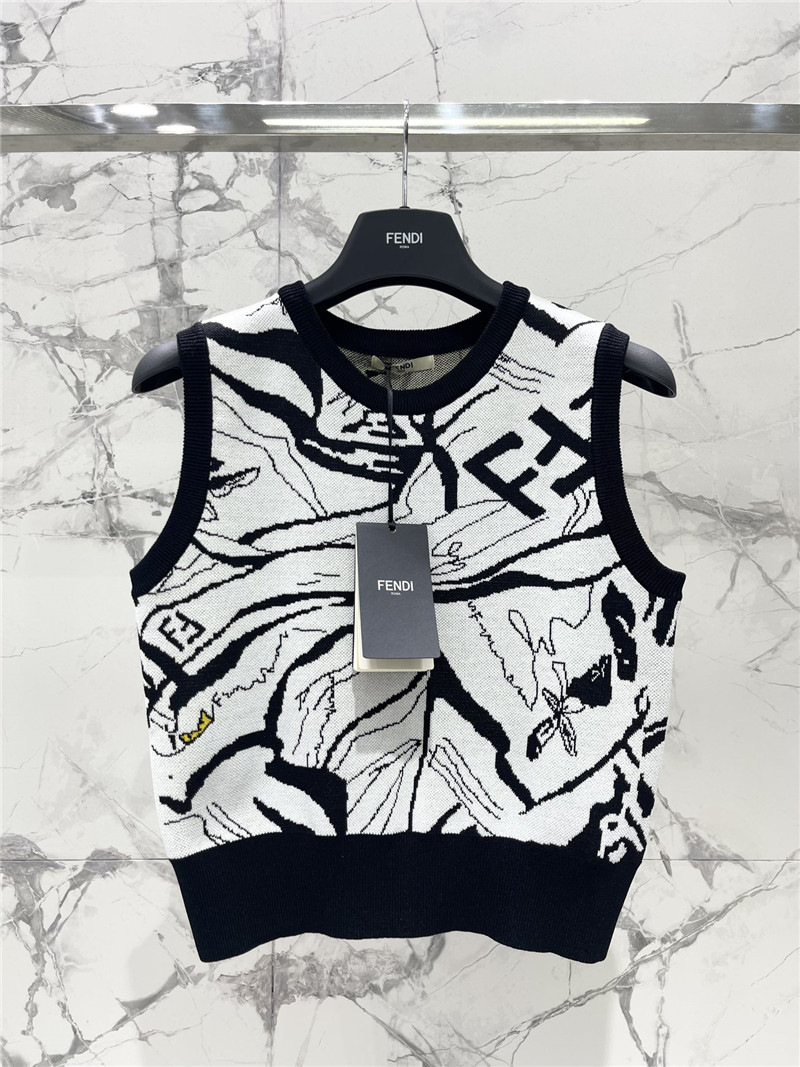F**di new vest replica d&g clothing