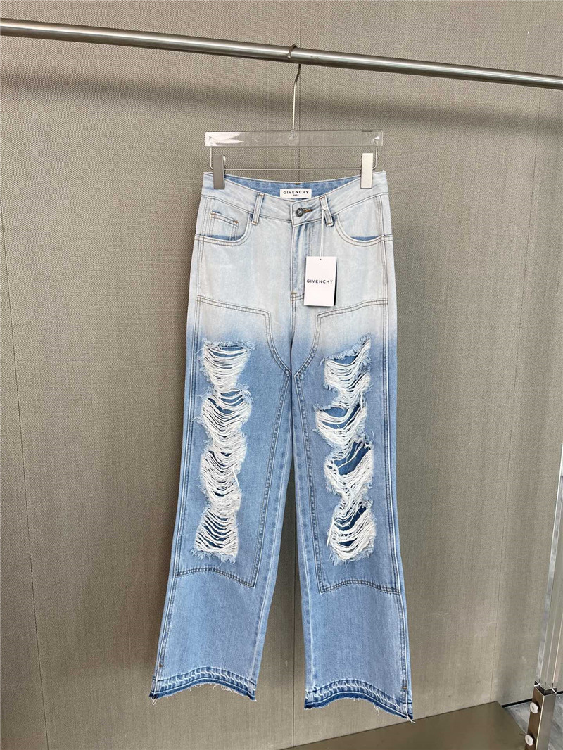 Givenchy ripped jeans replica designer clothes