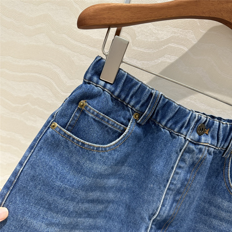 m1um1u S*per short mini denim shorts replica d&g clothing