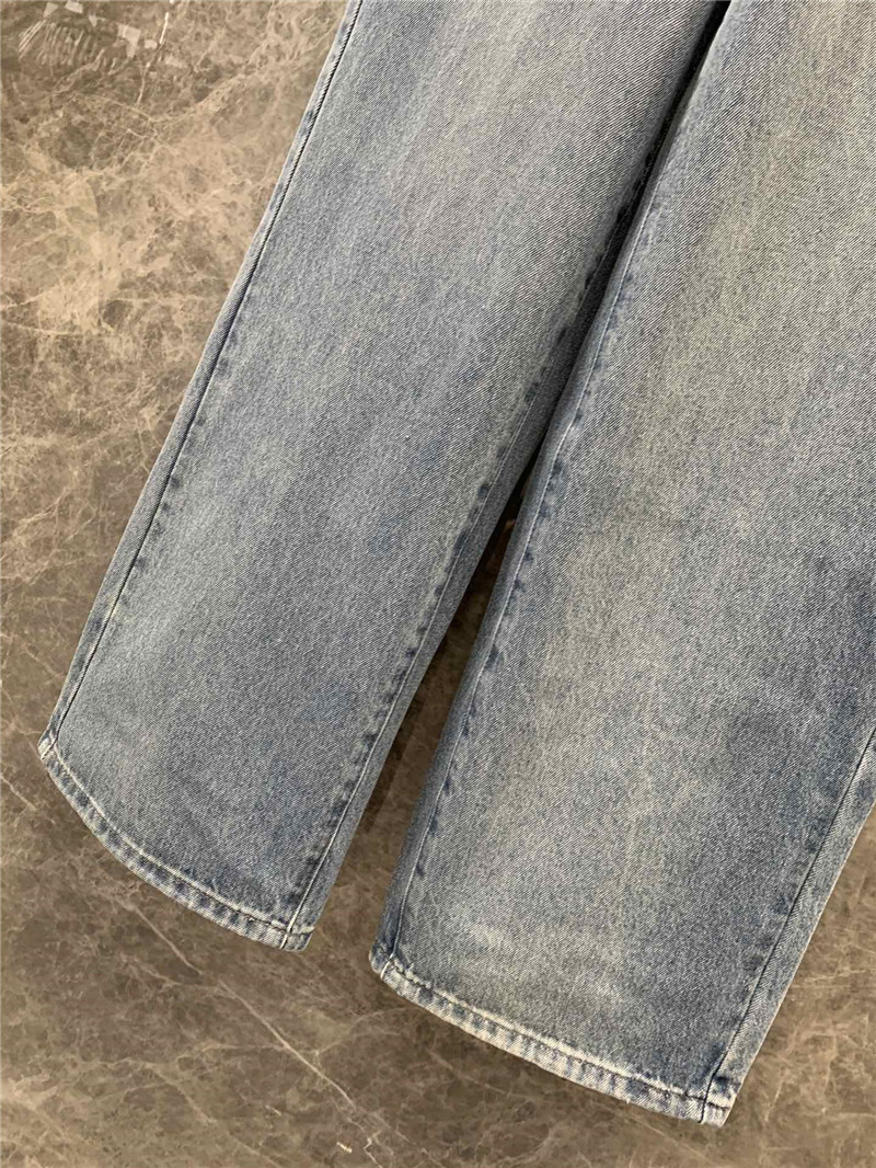 D10r patchwork monogram denim trousers replica designer clothes