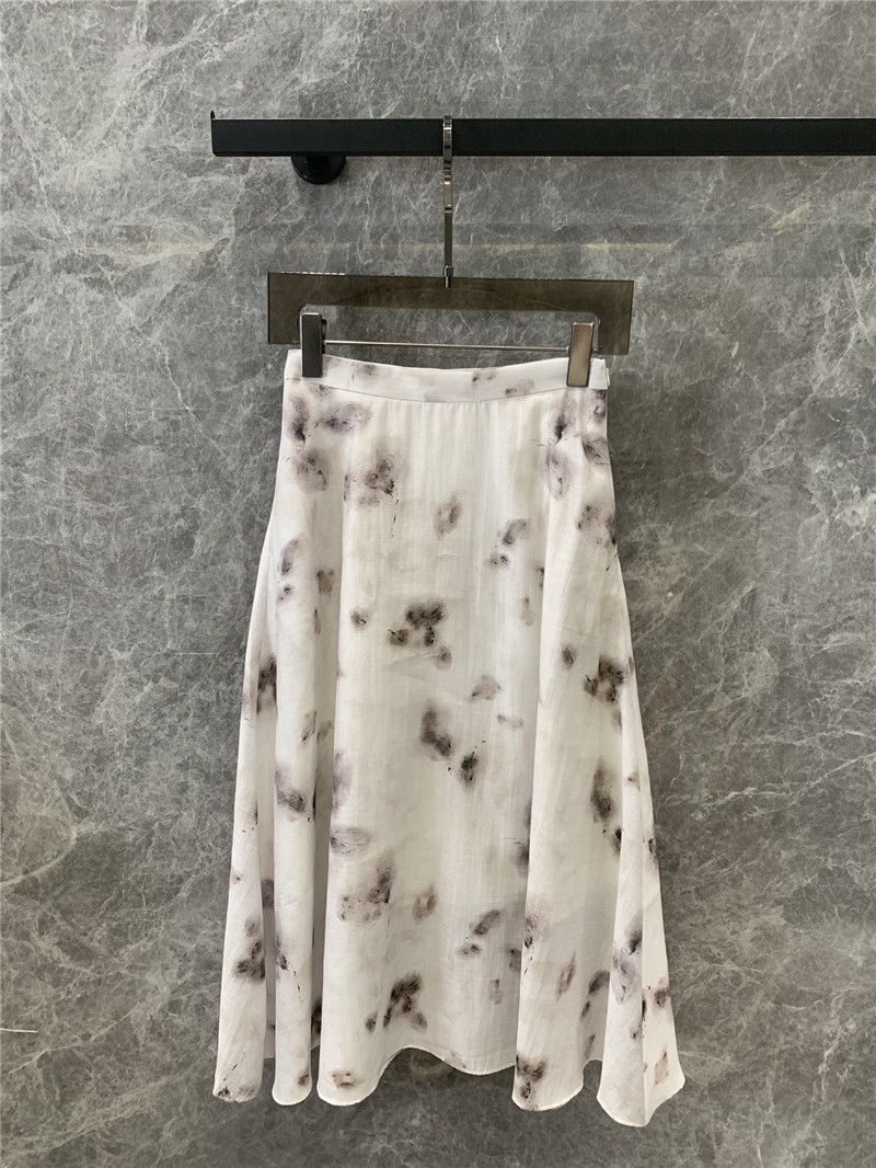 D10r chinese style printed skirt replica d&g clothing