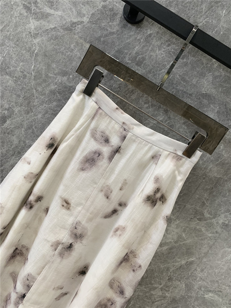 D10r chinese style printed skirt replica d&g clothing