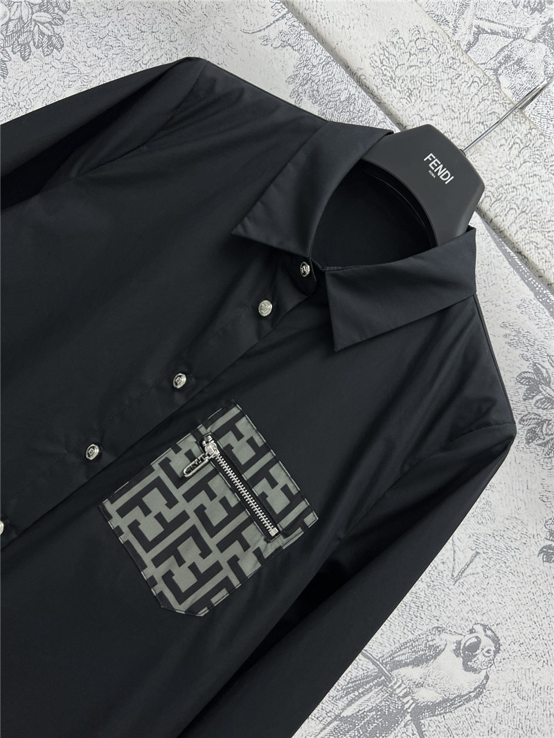 F**di double f print shirt replica designer clothes