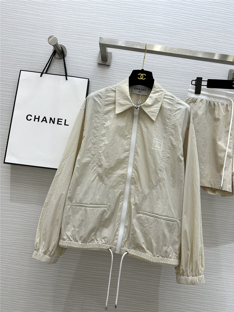 Ch**el vintage casual sun protection suit replica designer clothes