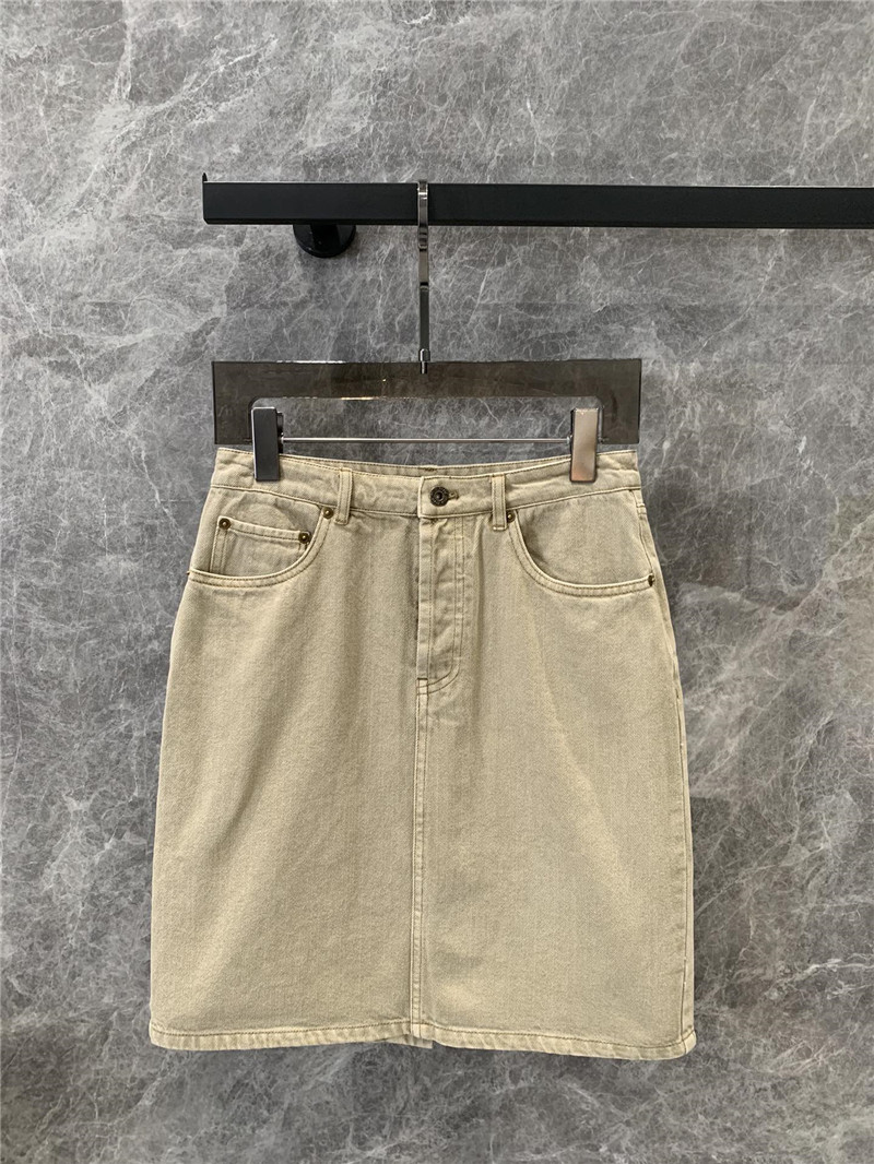 M1um1u denim pencil skirt replica d&g clothing